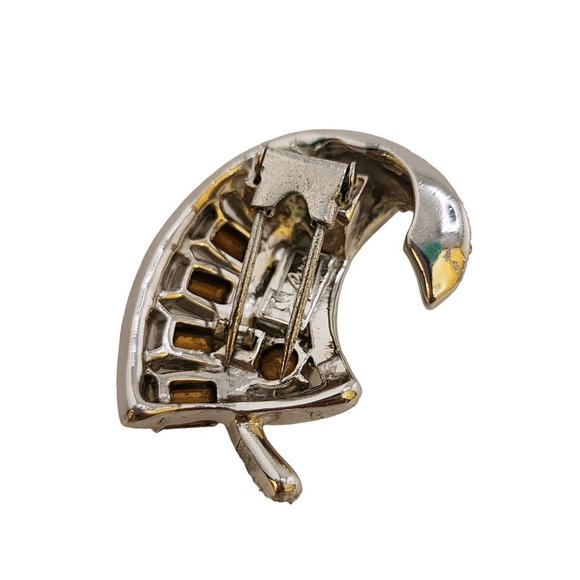 Vintage Signed Rhinestone Coro Fur Clip (A3559) - Picture 4 of 8